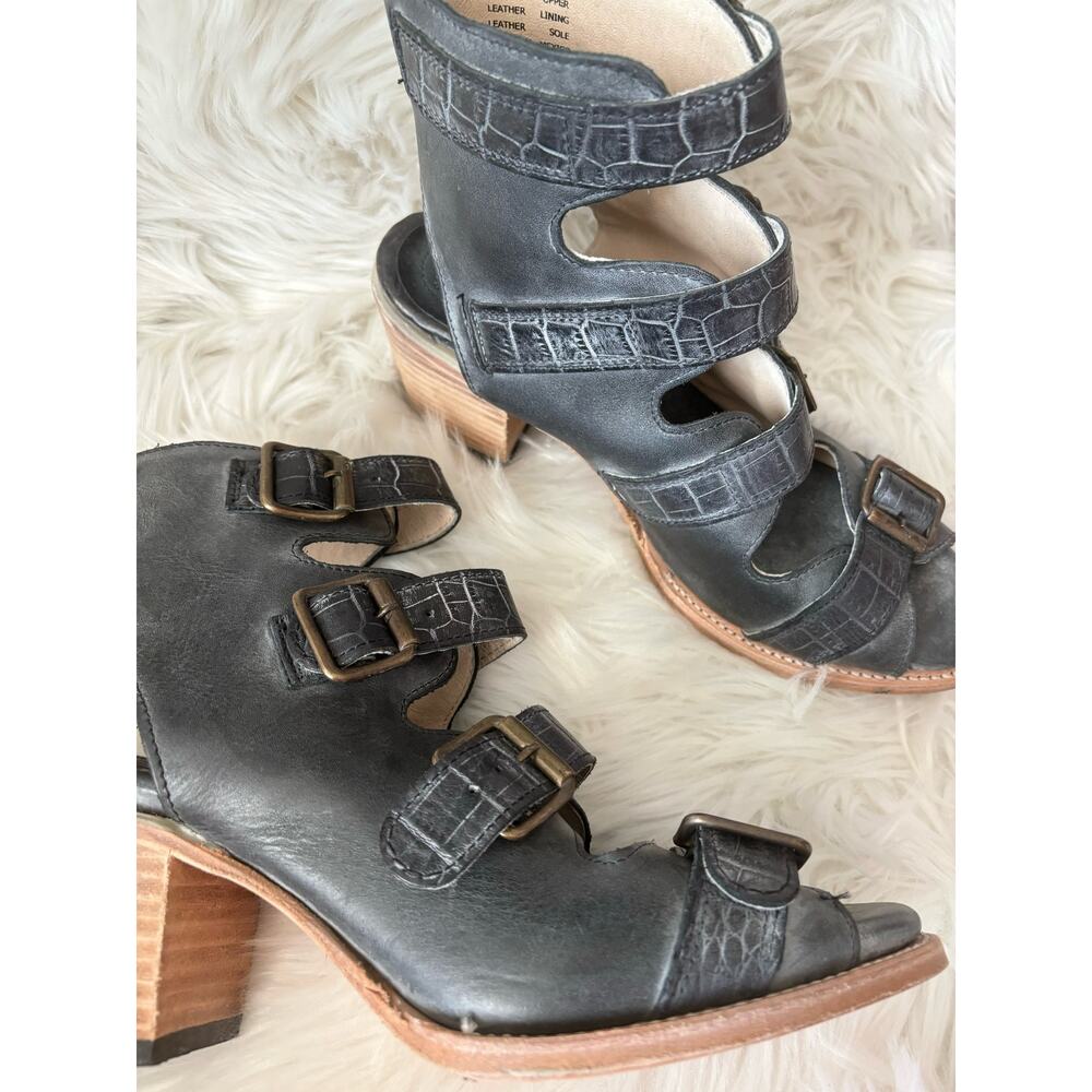 FREEBIRD BY STEVEN Quail Sandals in Black Multi 10 - Picture 3 of 12